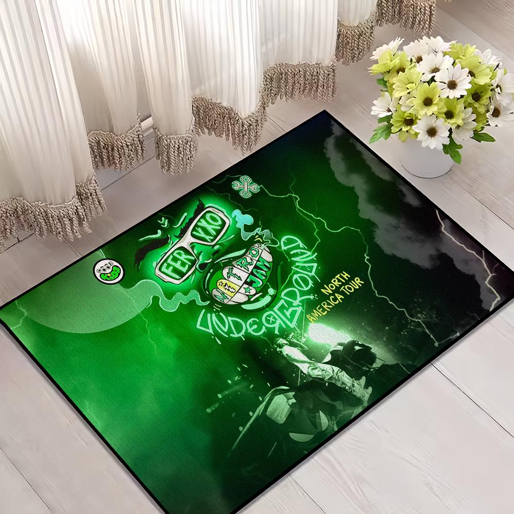 Singer Feid Ferxxo FERXXOCALIPSIS Door Mat Welcome Entrance Balcony Bathroom Floor Non-slip Rug Bedroom Carpet Home Decoration