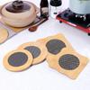 Desktop Heat-Resistant Tableware Mat Anti-Slip Mat Wooden Coasters Table Protection Circular Square Insulation Pad