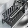 Carbon Steel Sink Storage Basket Space Saving Organizer for Sponges,Brushes,Towels Ideal for Kitchen,Bathroom,and Outdoor Use,Kitchen Sink Accessories