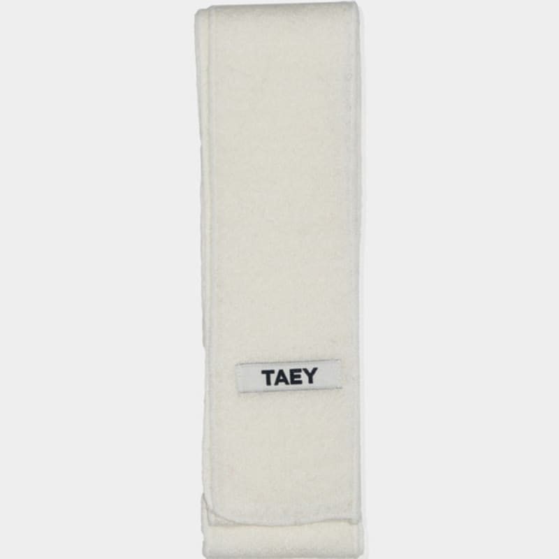 

TAEY petite knit muffler_snow white snow white