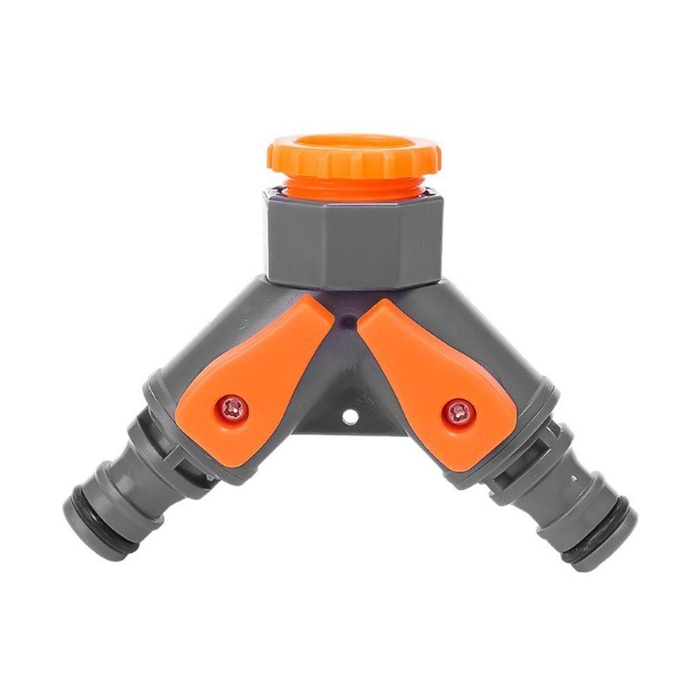 1Pcs Water Splitter Tee Connector Pipe Fittings Y-Type Irrigation Valve New Faucet Hose Tap