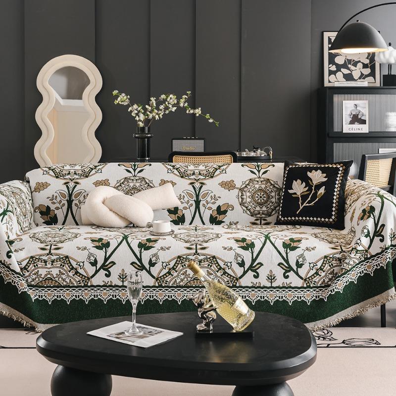 

Новое высококачественное шенилловое диванное полотенце, универсальное для четырех сезонов, тканевая накладка для дивана с полным покрытием, покрывало для дивана 30 * 50 waist pillowcase without core