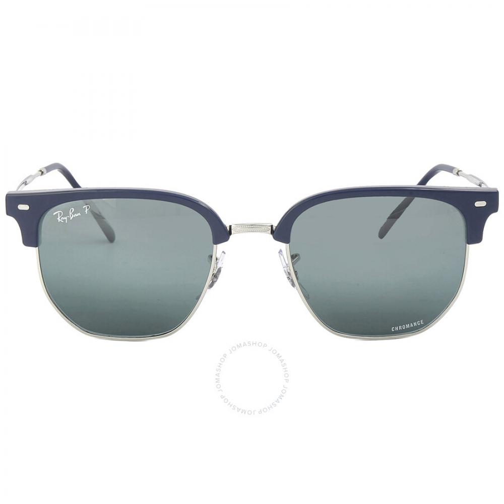 

Ray Ban New Clubmaster Polarized Blue Mirrored Unisex Sunglasses RB4416 6656G6 51