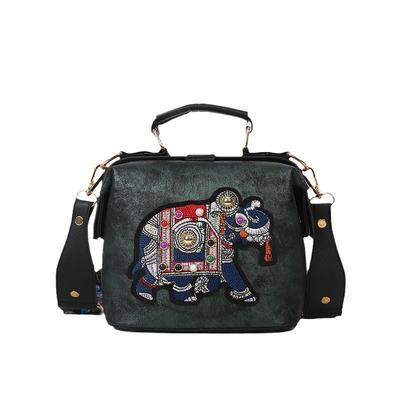 Doctor Bag Thai Embroidery Bag Hot-selling Cartoon Elephant Women Bag Indian Exotic Portable Messenger Bag