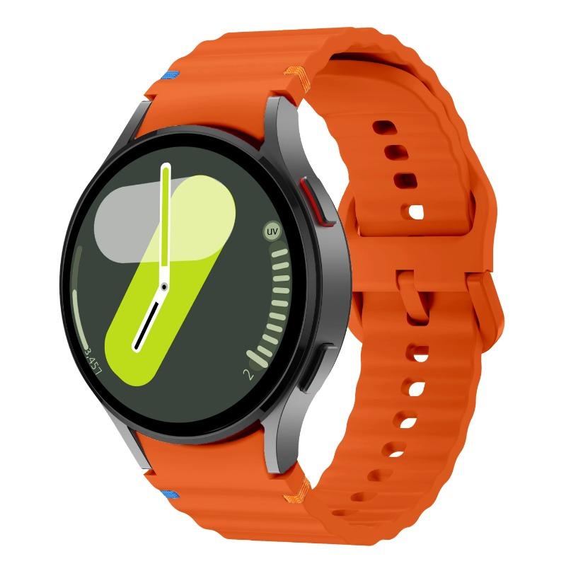 Original Silicone Strap for Samsung Galaxy Watch 7 44mm 40mm FE belt Bracelet Galaxy Watch 4 6 Classic 5 pro band 43mm 47mm 45mm