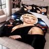 Lady Gaga 3Pcs Bedding Set Duvet Cover With Two Pillowcases For Bedroom Home Decoration