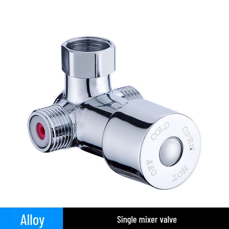 Термостатический клапан контроля температуры: Трехходовой смесительный клапан для водонагревателя с двумя входами и одним выходом