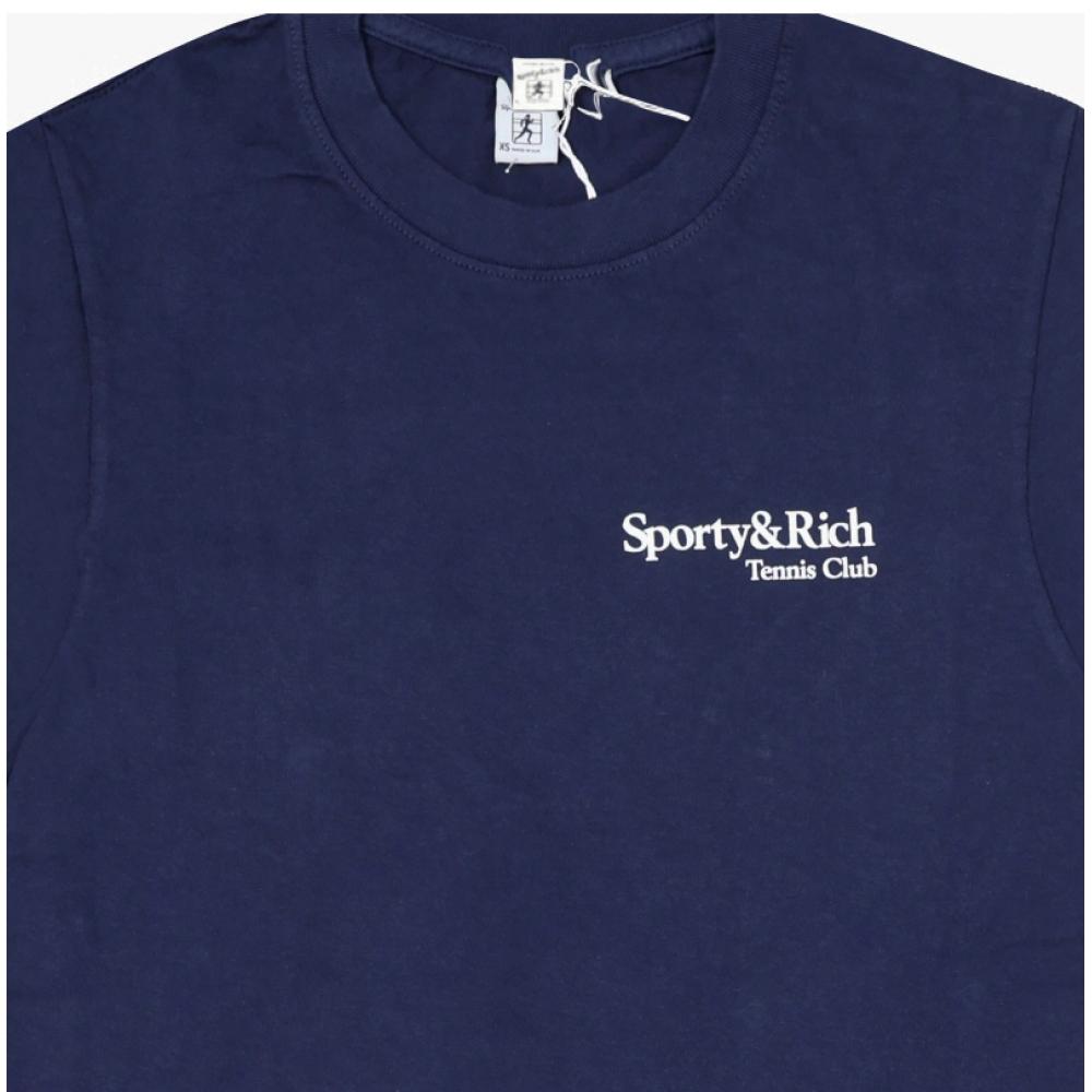Sportovní   Bohatá hra Tenis Unisex Tričko Tmavě Námořnická To043621425bl106