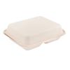 Menubox Z Trzciny Cukrowej Dwudzielny, Dwuwarstwowy 1500 Ml, 24,1 X 21 X 4 Cm 50 Szt.