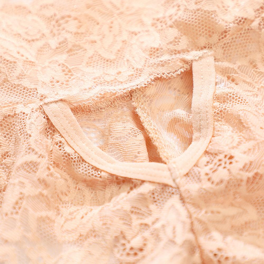Transparenter französischer Spitzen-Tanga Damenhöschen Sexy G-String Damen nahtlose Unterwäsche 201