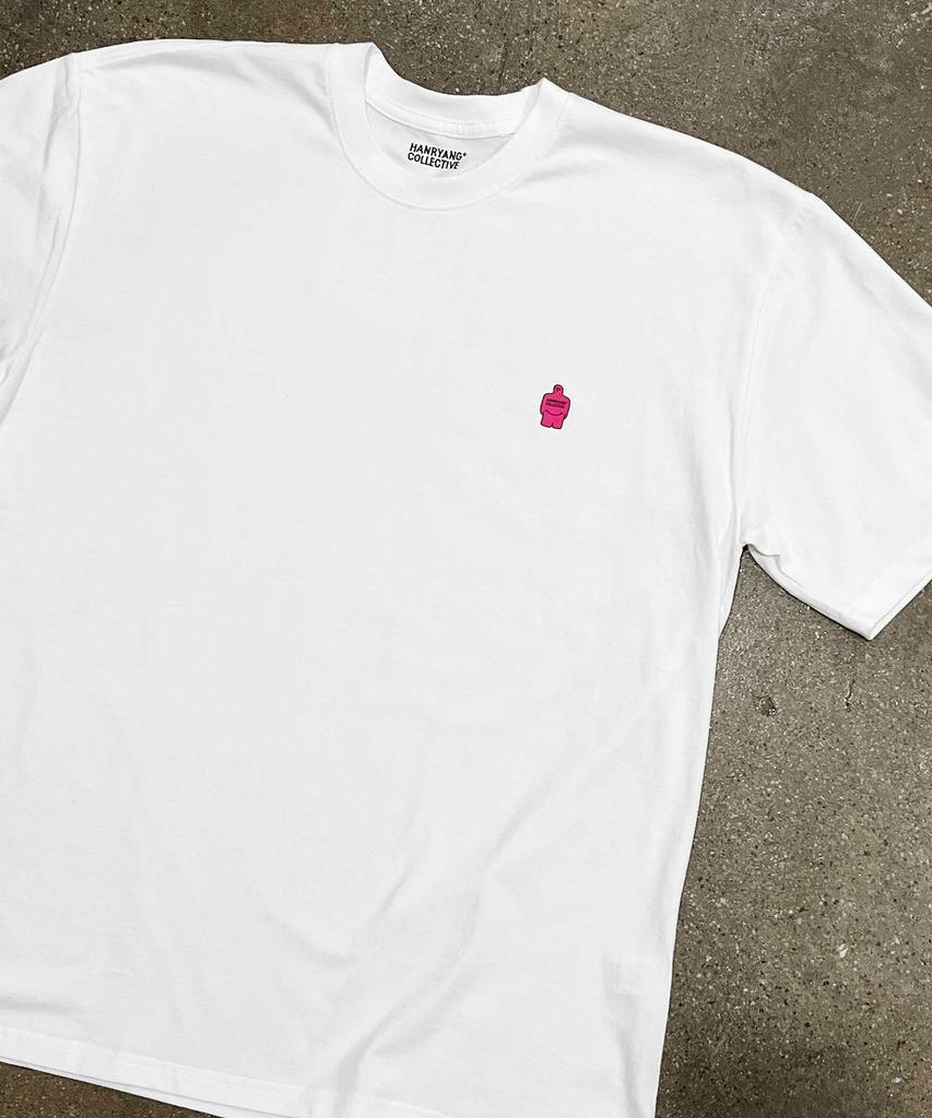 HANRYANG COLLECTIVE Hr S Pink Icon Tee White