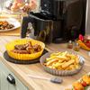 Paniers silicone pour friteuse à air - INNOVAGOODS - Mollicon (4 pièces) - Avec poignées - Anti-adhérent - Compatible micro-ondes