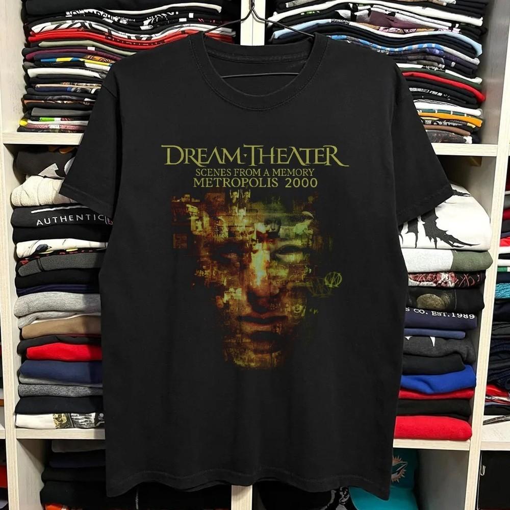 Dream Theater Metropolis 2000 Retro Black Unisex TShirt Size S5XL Unisex T-Shirt XXXL