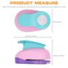 Jeemiter 3 Inch Circle Hole Punch Craft Lever Punch Handmade Paper Punch Candy Color by Random, 3 Inch Circle Cutter