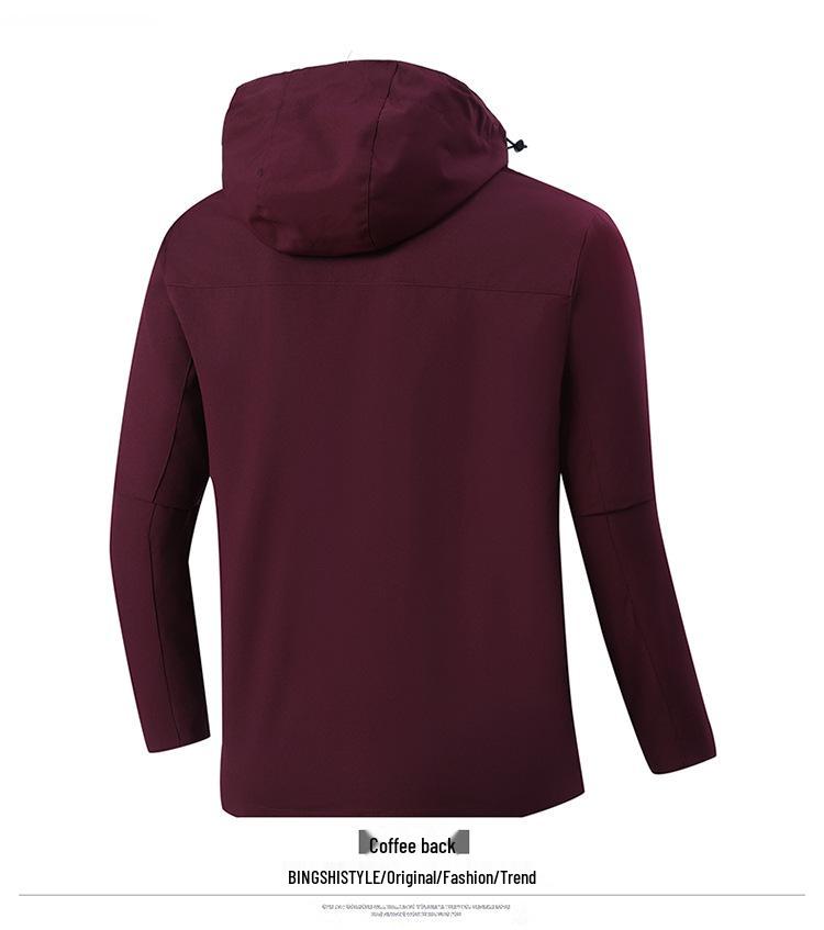 Windproof & Waterproof Outdoor Hiking Jacket: Lightweight Single-Layer Windbreaker for Spring & Autumn