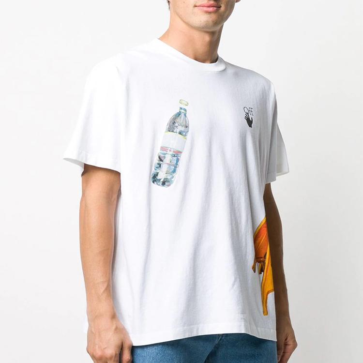 Off-White Pascale Medicine Over Tee White/Black Men Tops OMAA038F20FAB0030110