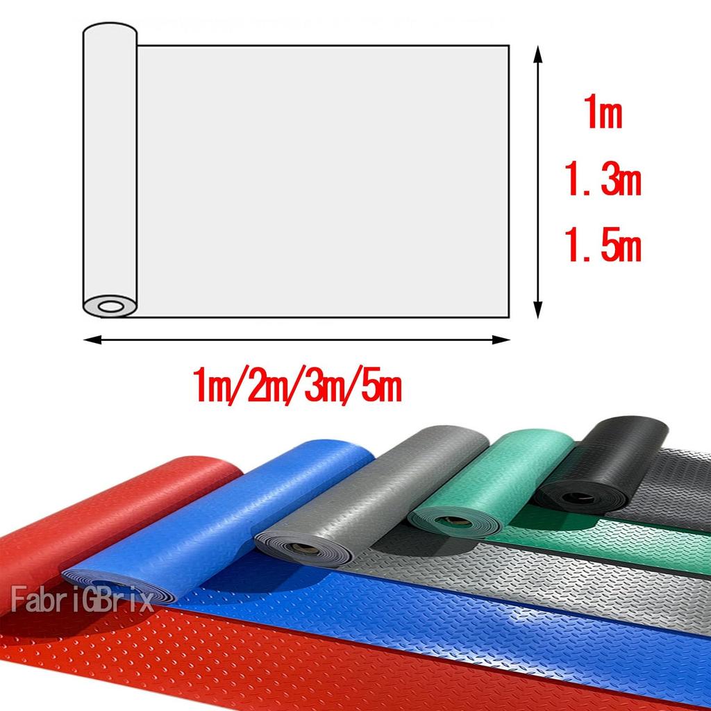 FabriGBrix Rubber Garage Mat, Garage Anti-slip Mat, Light Truck Bed Mat, Parking Mat Outdoor