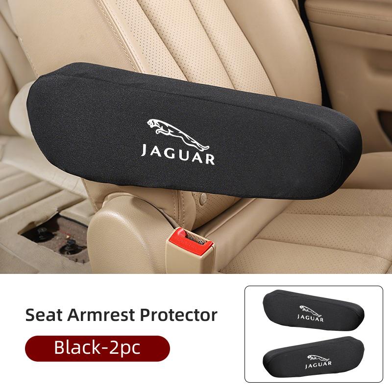 Car Seat Armrest Protector Elbow Support Pad Arm Rest Cover Interior For Jaguar XF XJ XFR XKR S-Type F-Type X-Type F-Pace I-Pace NN52