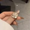 Geometrical Irregular Baroque Pearl Ring for Women Vintage Open Adjustable Index Finger Rings Party Jewelry