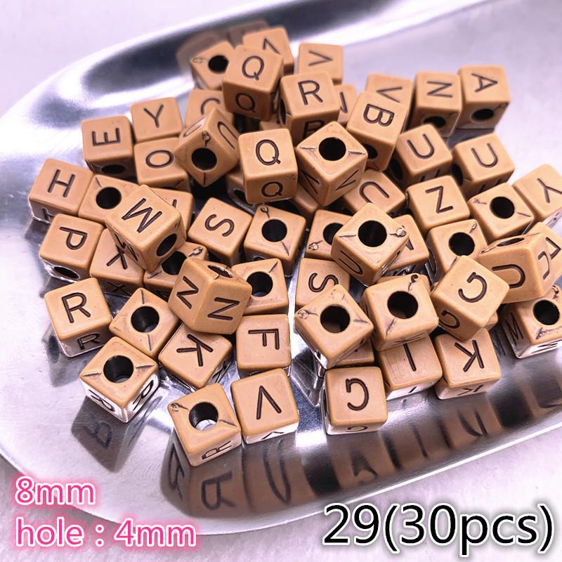 10-100pcs Imitation Retro Acrylic Beads for Jewelry Making DIY Children Handmade Bracelets Necklace