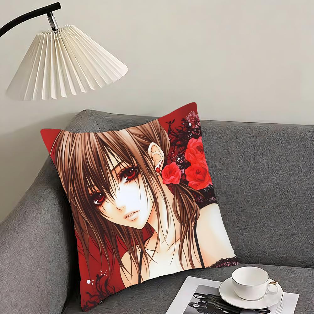 V-Vampire K-Knight Korean Comics Cushion Cover Pillowcase Ultra Soft Skin Friendly Fabric Cloud Like Comfort & Concealed Zipper