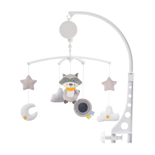 Baby Crib Mobile - Portable Hanging Toys with Animal Figures for Newborns, Nursery, Stroller, Bedroom & Outdoor