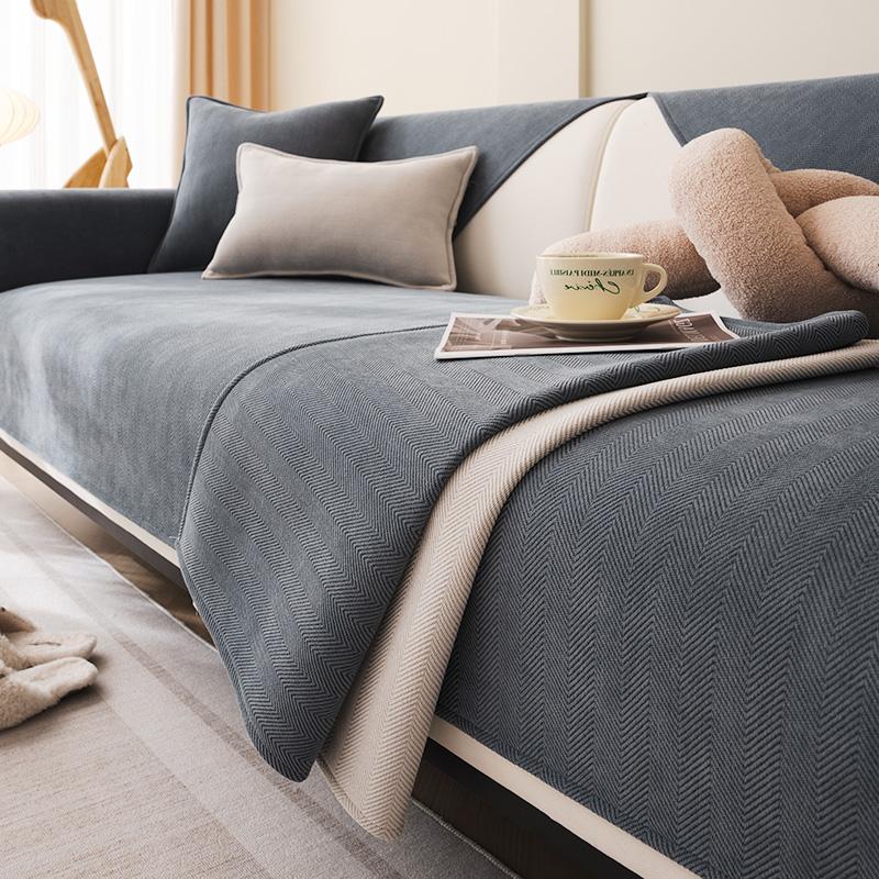 

Чехол для дивана из шенилла Four Seasons Universal Sofa Towel Antislip Couch Cushion Living Room Sofas Protector Cover Funda Sofa 90x210cm 1pc