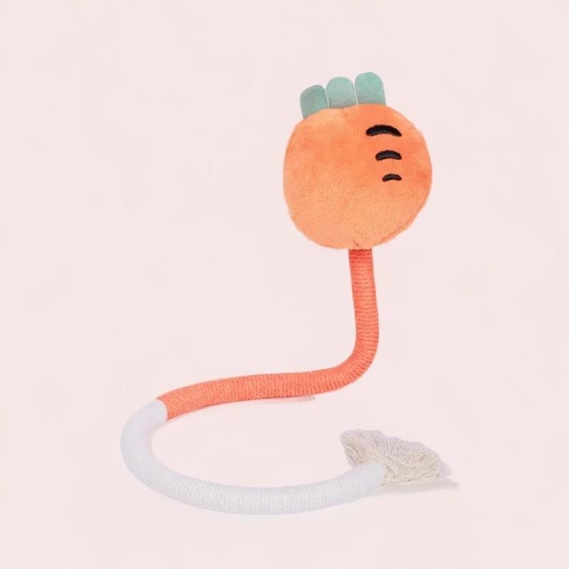 Cute Cartoon Crocodile Plush Catnip Cat Toy Chew Rope Teeth Grinding Cat Teaser
