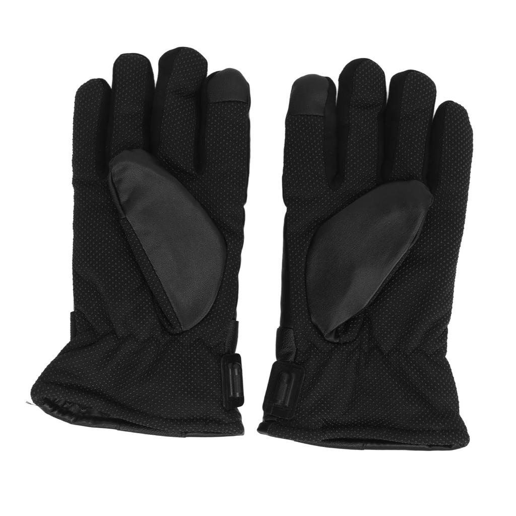 USB Winter Heated Gloves Men Women Touch Screen Warm Gloves Water Resistant Windproof for Running Cycling Driving