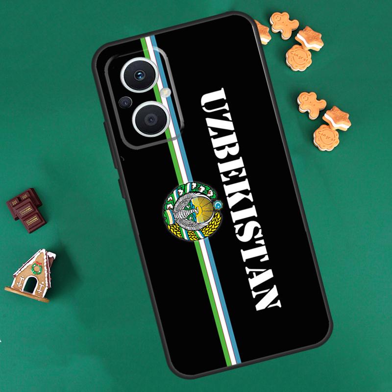 

Чехол с флагом и гербом Узбекистана для OPPO Reno 8 7 Lite 14 13 12 11 F 10 Pro 8T Чехол для OPPO Find X8 X6 X5 X9 Pro Coque OPPO Reno7 4G