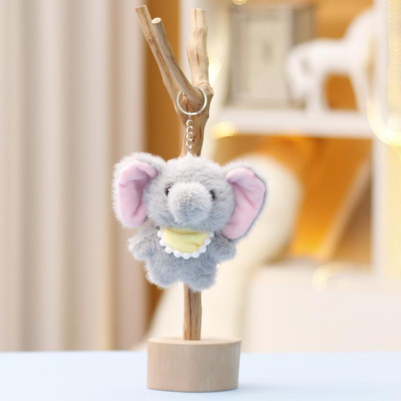 Portachiavi Peluche Elefante Giocattolo Morbido Peluche Regalo Per Ragazze E Bambini