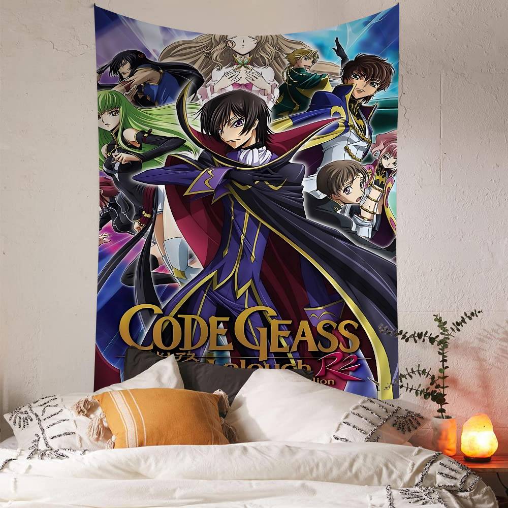 Arazzo Colorato Code Geass da Appendere alla Parete Arazzi da Parete Bohémien Decorazioni Murali Mandala