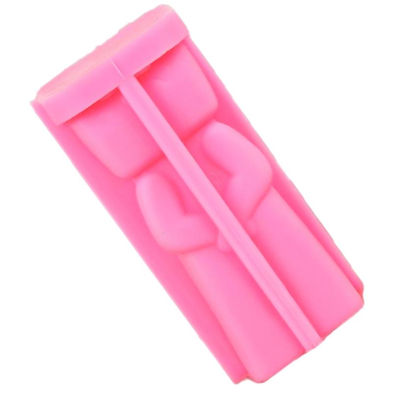 Unike silikonformer Silikonstøpeformer for håndverk Vaseformer Blomsterbeholderformer Epoksyharpiksformer Penneoppbevaringsformer