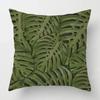 Nordic Fall Home Decor Autumn Throw Pillow Case Sofa Cushion Cover Modern 45x45cm 45*45 50x50 60x60cm 40*40cm Leaf Plant Green