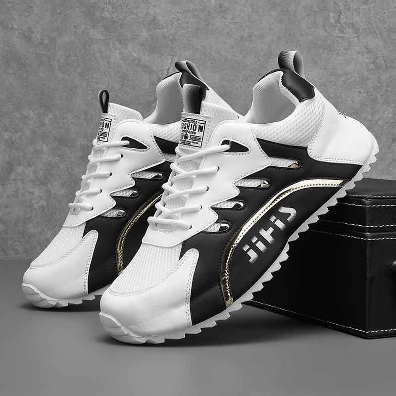 Mens Walking Shoes Breathable Mesh Comfort Wear-resistant Daily Commuting Outdoor Sports Leisure Sneakers for Man