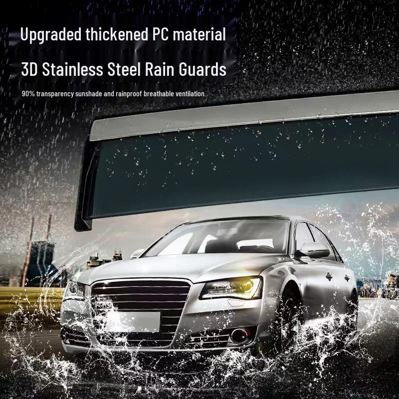 Nissan Xterra Window Visor Rain Guards and Eyebrows