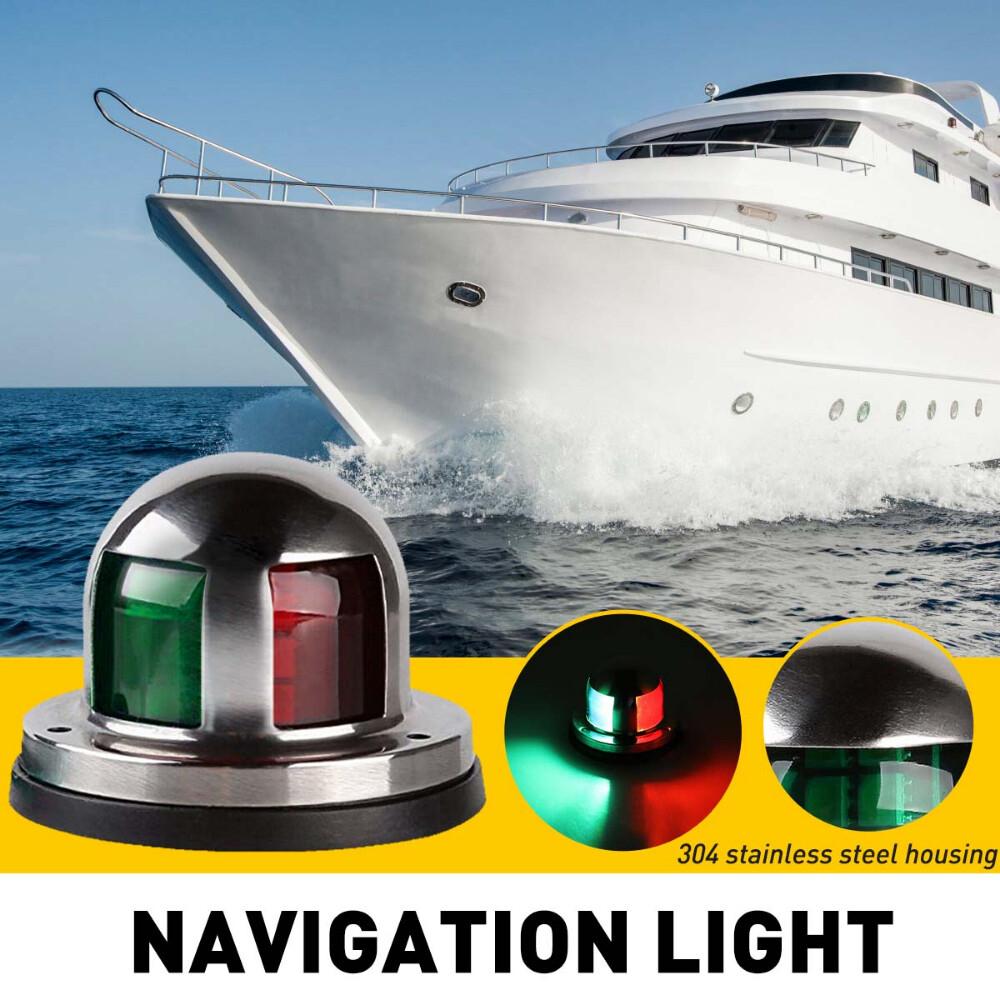 2Pcs Boat Navigation Lights Red and Green LED Marine Navigation Light Boat Bow L