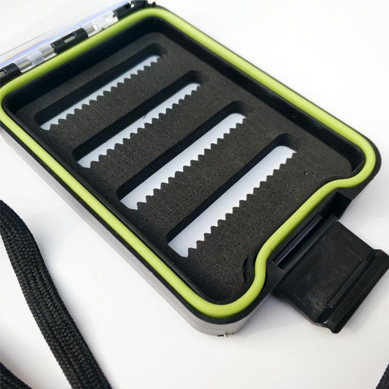 Oem 105*74*24mm 75g Fishing Accessories Fly Hook Box Multifunction Fishing Tackle Boxes Waterproof Bait Storage Box