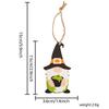 Wooden Halloween Unique Ghost Pumpkin Hanging Ornaments Perfect For Spooky Decor Party