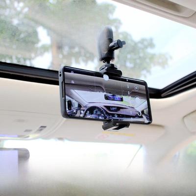 Car Phone Holder for Photography and Navigation with Suction Cup - Ideal for Selfies and First-Person Live Broadcasts