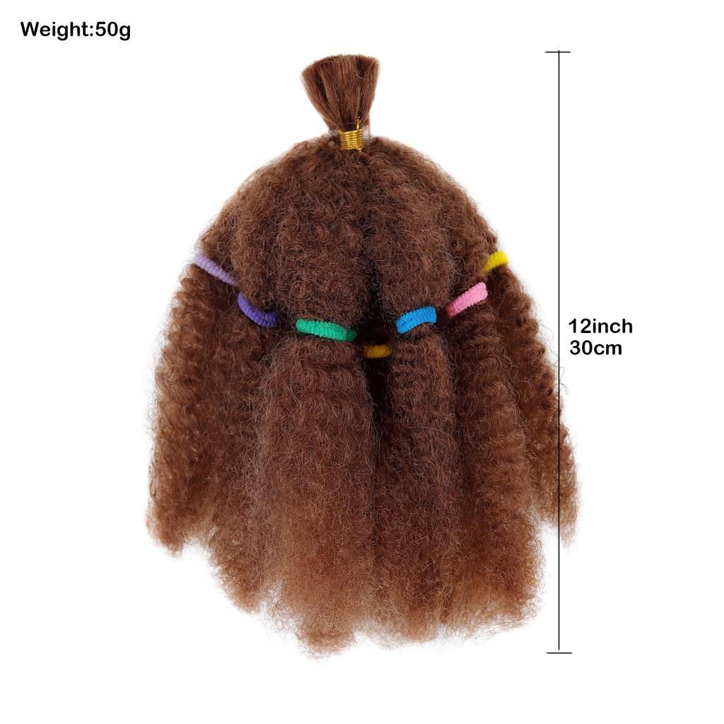 Afro Kinkys Hromadné Prodlužování Vlasů Kinky Kudrnaté Syntetické Vlasy na Copánky Oprava Vlasů Háčkování Dreads Loc Twist Copánky