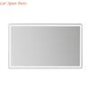 Y4UA Car Sun Visors Makeup Mirror Stainless Universal Adhesive Easy Installation for Car Visors Seatback Cosmetic Mirror