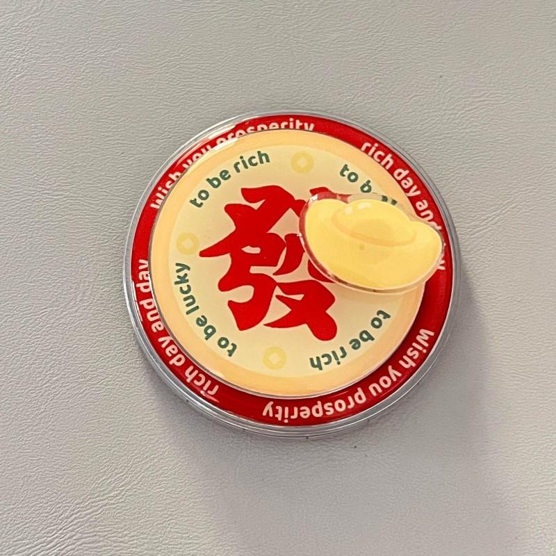 Creative Personalized Text Money Mobile Phone Magnetic Suction Airbag Holder Extendable Rotatable Suitable MagSafe