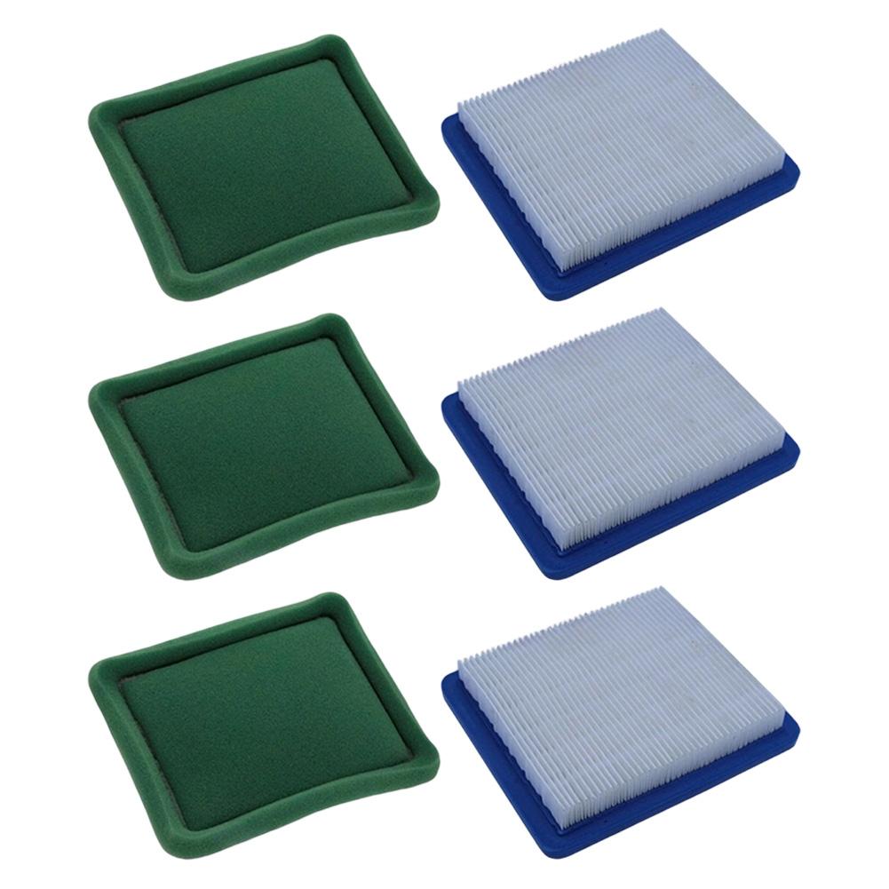 Lawn Mower Maintenance Mower Air Filter Replacement Filter Air Filter Blue And Green Plastic And Sponge Easy Installation