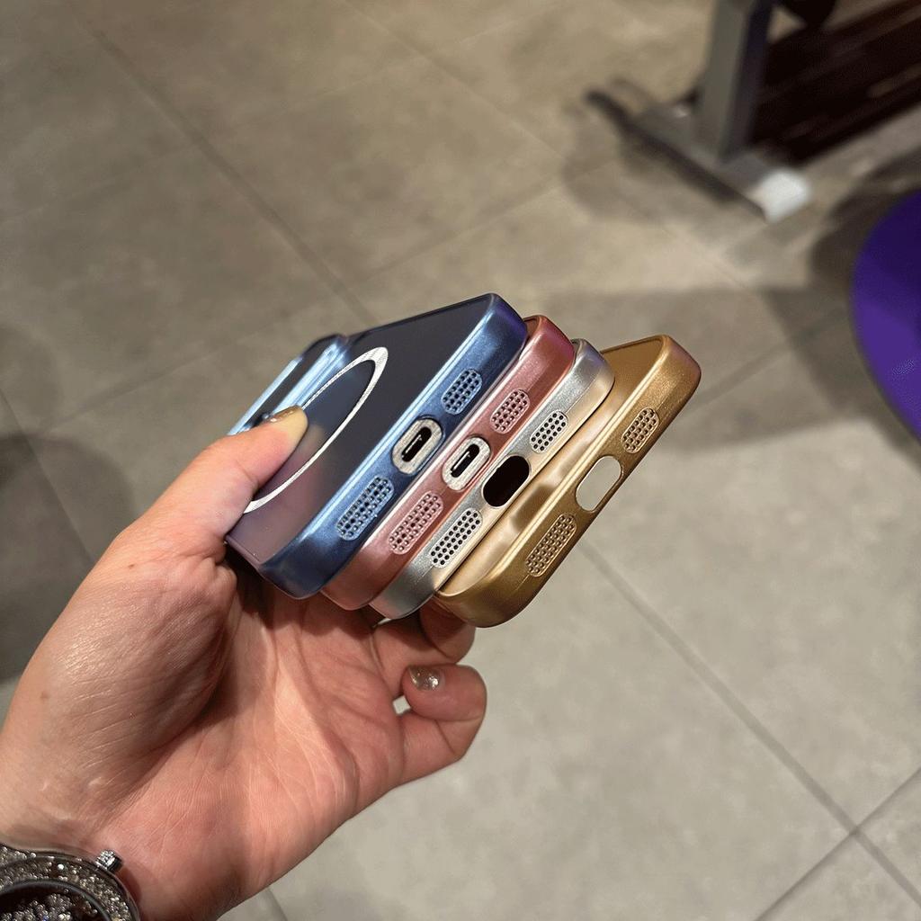 Metallic Finish Magnetic TPU Phone Case for Xiaomi POCO F8 Pro,F6 Pro Shockproof Matte Soft Cover