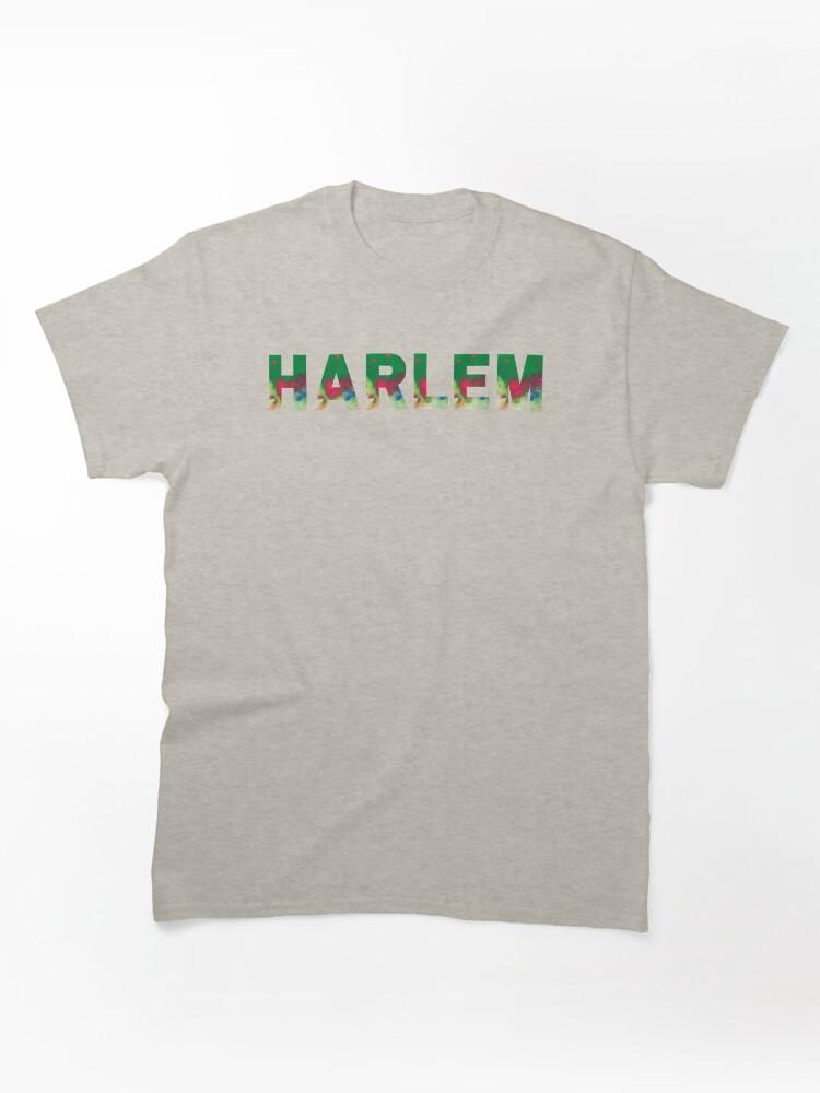 Last Bronx Harlem Texted Based | Colorful Abstract Paint Design Classic T-Shirt
