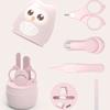 Newborn Baby Nail Scissors Baby Nail Care Tools Kids Safety Portable Nail Scissors Trimmer Tweezers with Box Kids  Nail Art  Set