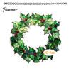 Xmas Tree Hanging Pendants Acrylic Christmas Garland Pendant, Double-sided Wreath Ornament, Lightweight Winter Holiday Party Supplies Decor