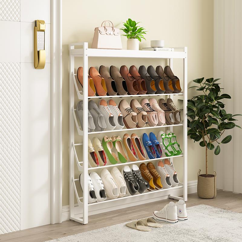 Large Capacity Multi-Tier Entryway Shoe Rack Simplistic Hallway Shoe Shelf Home Shoe Organizer Doorway Storage Cabinet