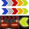 10 pièces/set Autocollant Auto pour Voiture Couleurs Assorties Adhésif Réfléchissant Signal Flèche Ruban - Autocollant Flèche Réfléchissant Orienté Arrière